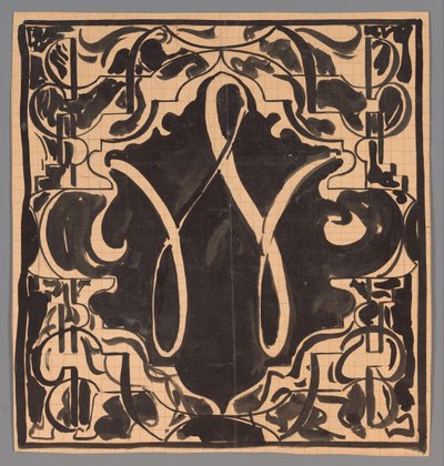 Cover Design for Wendingen by Carel Adolph Lion Cachet
