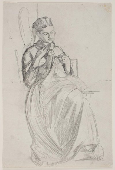 Sewing Girl (The Artist
