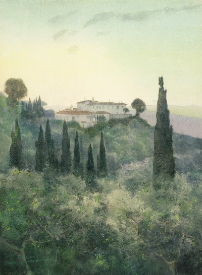 Villa Bocklin, Fiesole by Carl Ernest von Stetten