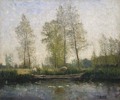Seine. Motif from St Germain by Carl Fredrik Hill