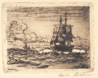 In the North Sea by Carl Locher