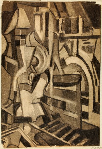 Abstract--Seated Figure by Carl Newman