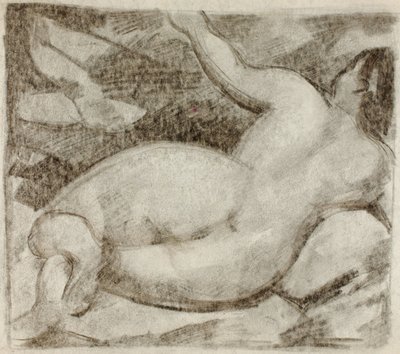 Female Nude, Reclining by Carl Newman
