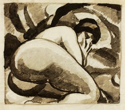 Reclining Female Nude by Carl Newman