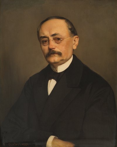 The Minister Leopold Ritter Hasner von Artha by Carl Probst