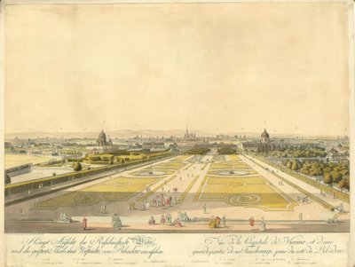 Vienna from the Belvedere by Carl Schütz