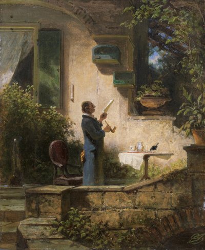 An Important Missive, 1870s by Carl Spitzweg