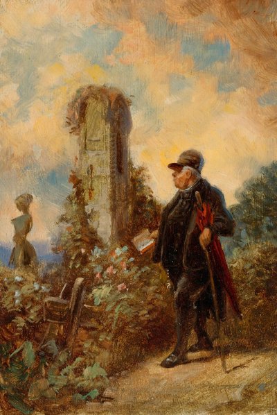 The Country Pastor with the Breviary by Carl Spitzweg