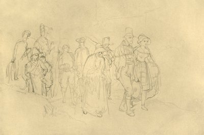 Eingebrachte Zigeuner by Carl Spitzweg
