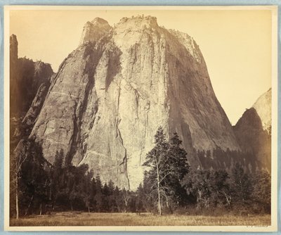 Cathedral Rock, Yosemite by Carleton E. Watkins