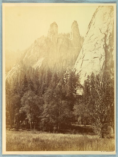 Cathedral Spires, Yosemite by Carleton E. Watkins