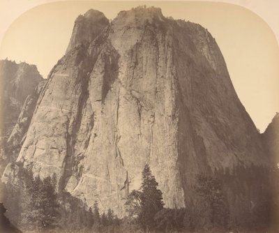 Cathedral Rock, 1861 by Carleton Emmons Watkins