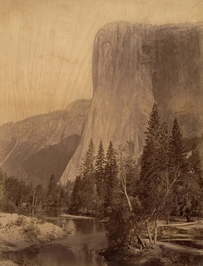 El Capitan, Yosemite by Carleton Emmons Watkins