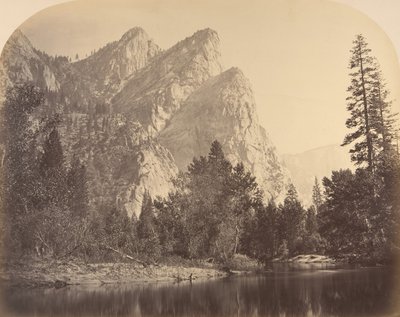 Pompomasos Leaping Frogs, Three Brothers by Carleton Emmons Watkins