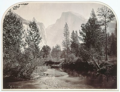 Taysayac, Half Dome, 4967 Ft, Yosemite by Carleton Emmons Watkins