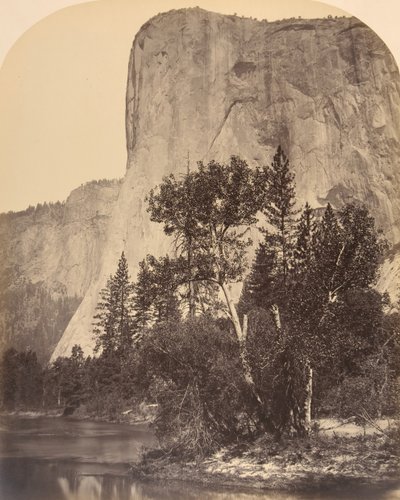 Tutucanula, El Capitan, 1861 by Carleton Emmons Watkins