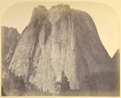 Cathedral Rock--Yosemite, No. 20 by Carleton Watkins