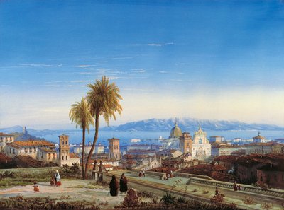 View of Messina by Carlo Bossoli