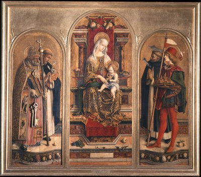 Camerino Triptych (Triptych of Saint Domenico) by Carlo Crivelli