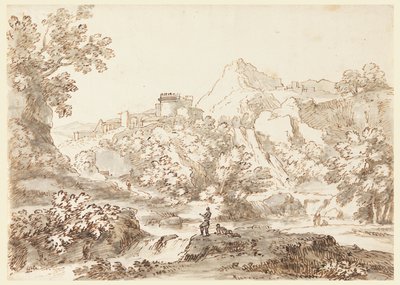 A Landscape with Town by Carlo Marchionni