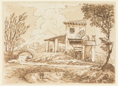 Landscape with Villa by Carlo Marchionni