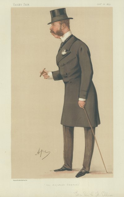 General Sir Charles Henry Ellice by Carlo Pellegrini