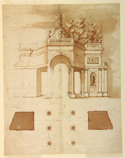 Design for a Loggia by Carlo Rainaldi