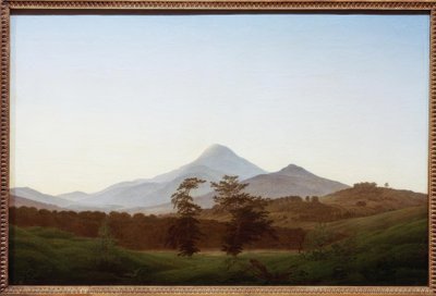 Bohemian Landscape (Mountain Landscape) by Caspar David Friedrich