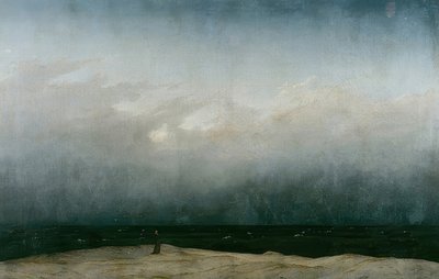 The Monk by the Sea. 1808-1810 by Caspar David Friedrich