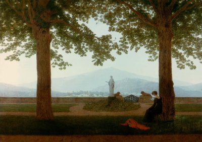 Garden Terrace by Caspar David Friedrich