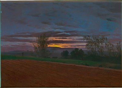 Plowed Field by Caspar David Friedrich