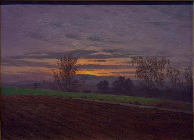 Plowed Field by Caspar David Friedrich