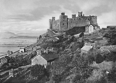 Harlech Castle, c. 1896 by Catherall and Pritchard