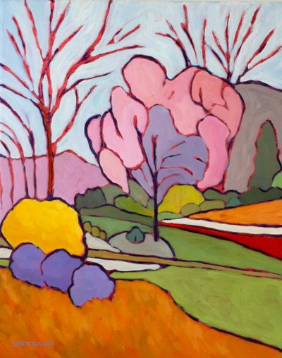 Spring Abstractions II, 2024 by Catherine J Martzloff