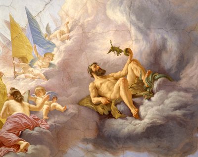 Detail of the Ceiling (detail) by Cesare Mariani