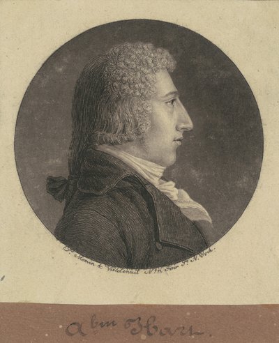 Abraham Hart by Charles B. J. Févret de Saint Mémin