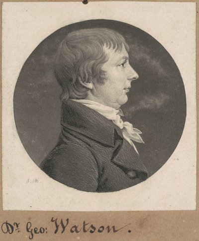 David Watson by Charles B. J. Févret de Saint Mémin