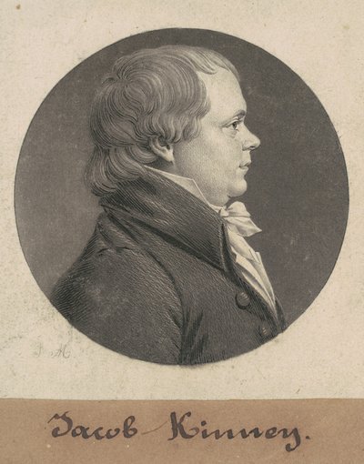 Jacob Kinney by Charles B. J. Févret de Saint Mémin