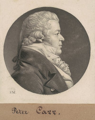 Peter Carr by Charles B. J. Févret de Saint Mémin