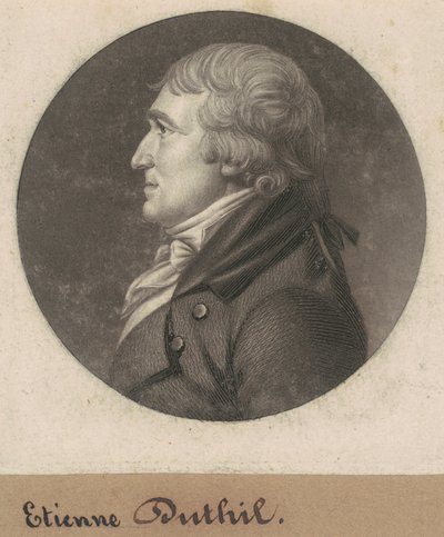 Stephen Dutilh by Charles B. J. Févret de Saint Mémin