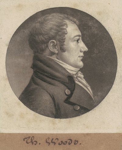 Thomas Woods by Charles B. J. Févret de Saint Mémin