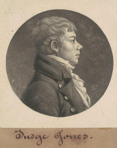 Walter Jones by Charles B. J. Févret de Saint Mémin