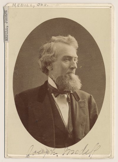 Portrait of Joseph Medill, c.1876 by Charles Delevan Mosher