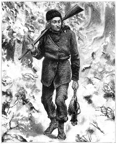 Canadian Trapper by Charles Edouard Delort