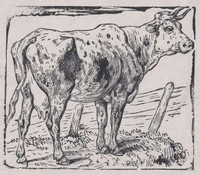 A Cow, ca. 1853 by Charles Emile Jacque