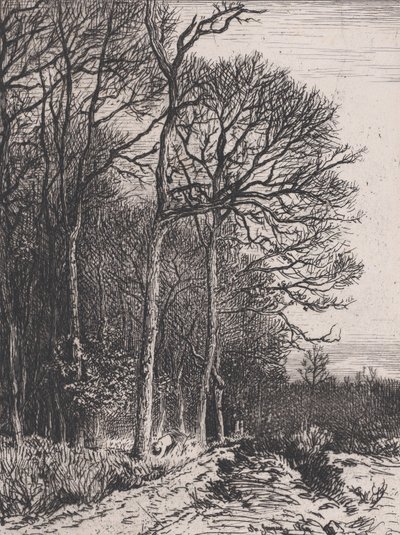 Edge of the Woods by Charles Emile Jacque