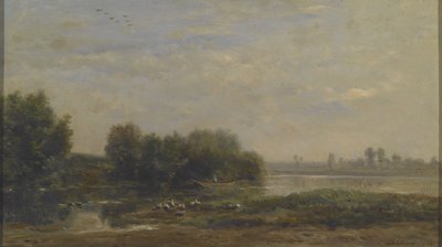 On the Oise by Charles Francois Daubigny