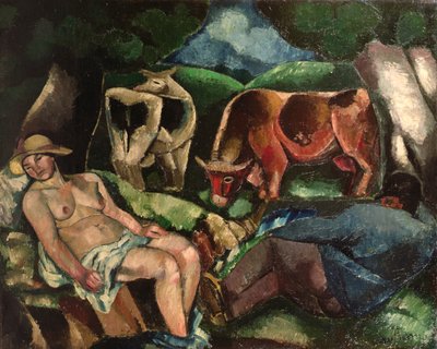 The Rest, Pastoral by Charles Georges Dufresne