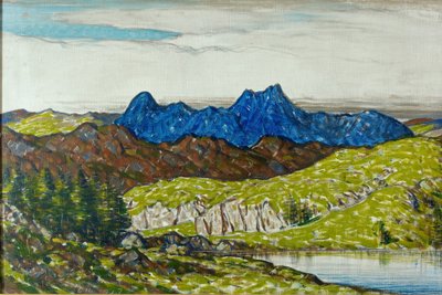 Langdale Pikes by Charles John Holmes