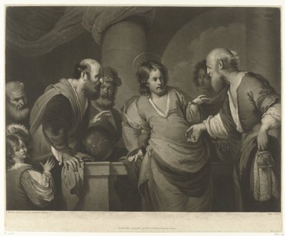 Christ in Debate with the Pharisees by Charles Howard Hodges